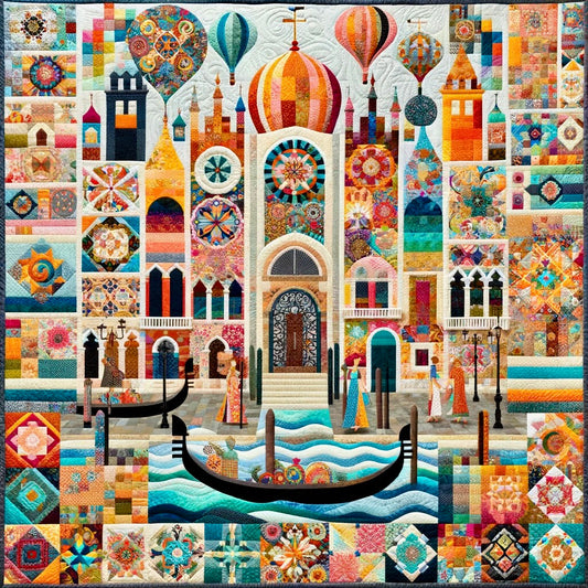 Quilted Vignette of Venice